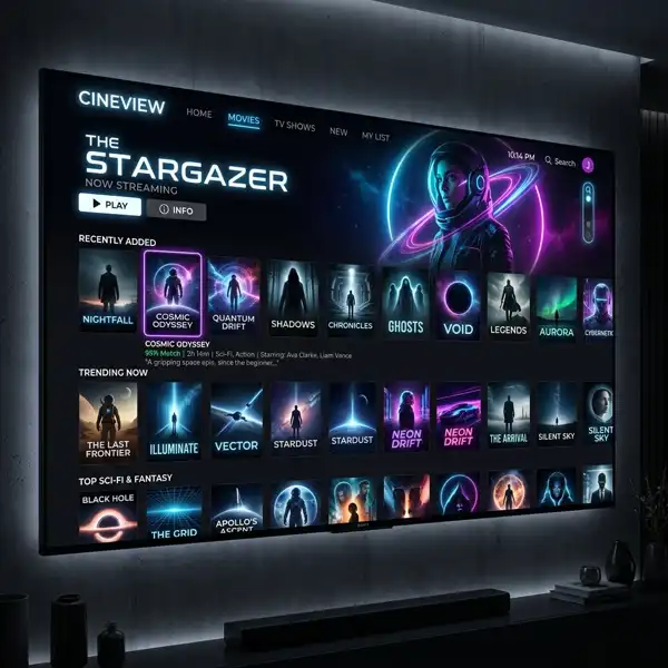 VOD movies catalog